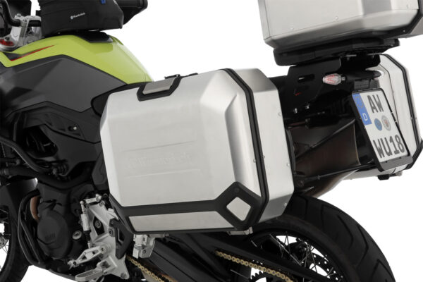 Wunderlich X-CASE X36 zilver – snelsluiting met draagbeugel