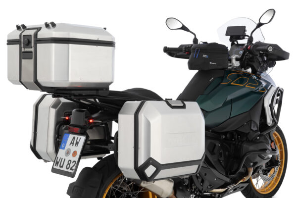Wunderlich X-CASE X36 zilver – tussenschot en net