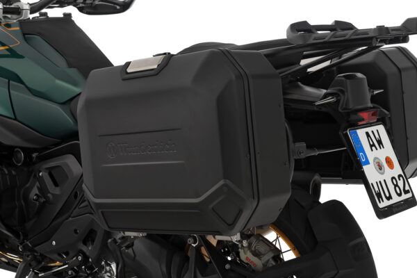 Wunderlich X-CASE X36 zwart op een BMW R 1300 GS