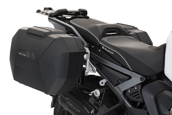 Wunderlich X-CASE X30 Vario carbon-look – geopend